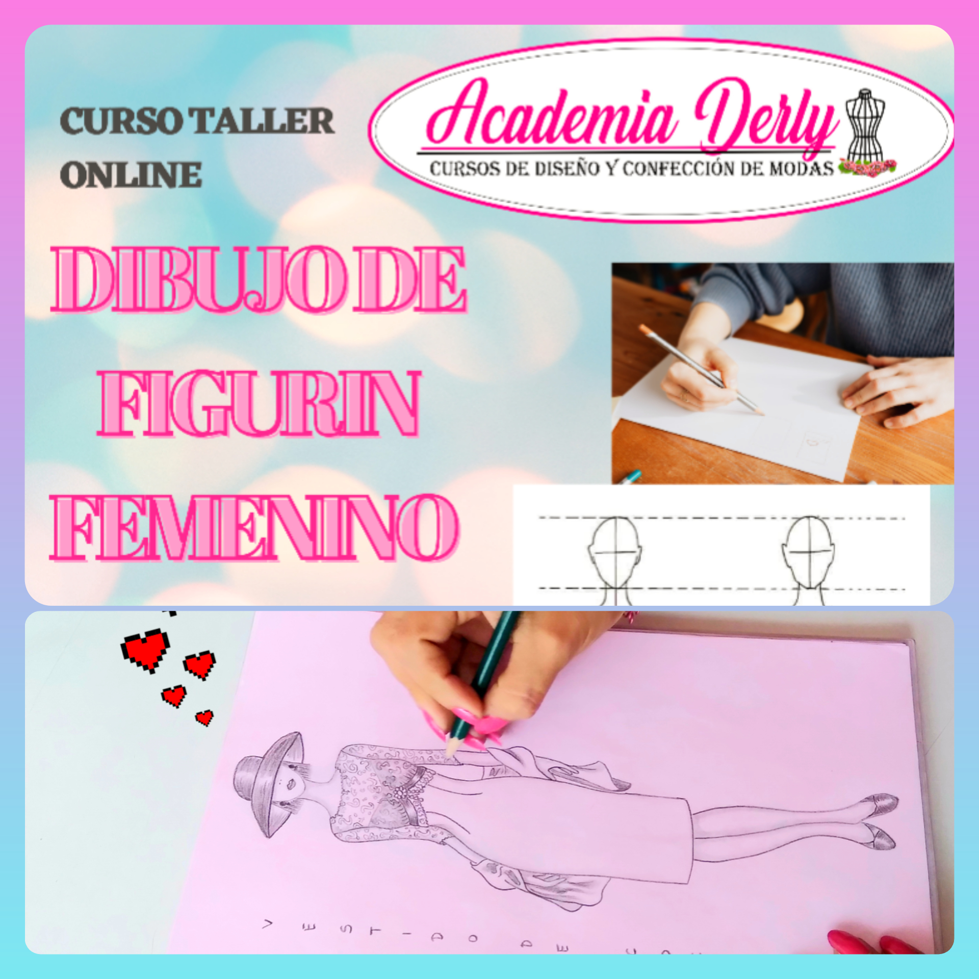 CURSO DIBUJO DE FIGURIN FEMENINO S/117