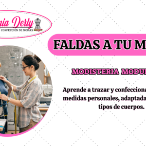 Curso Faldas a tu medida (Modistería 1) s/247