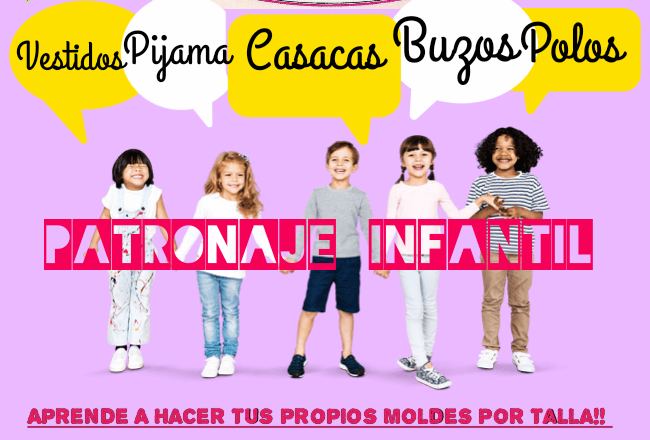 PATRONAJE DE ROPA DEPORTIVA INFANTIL s/.167