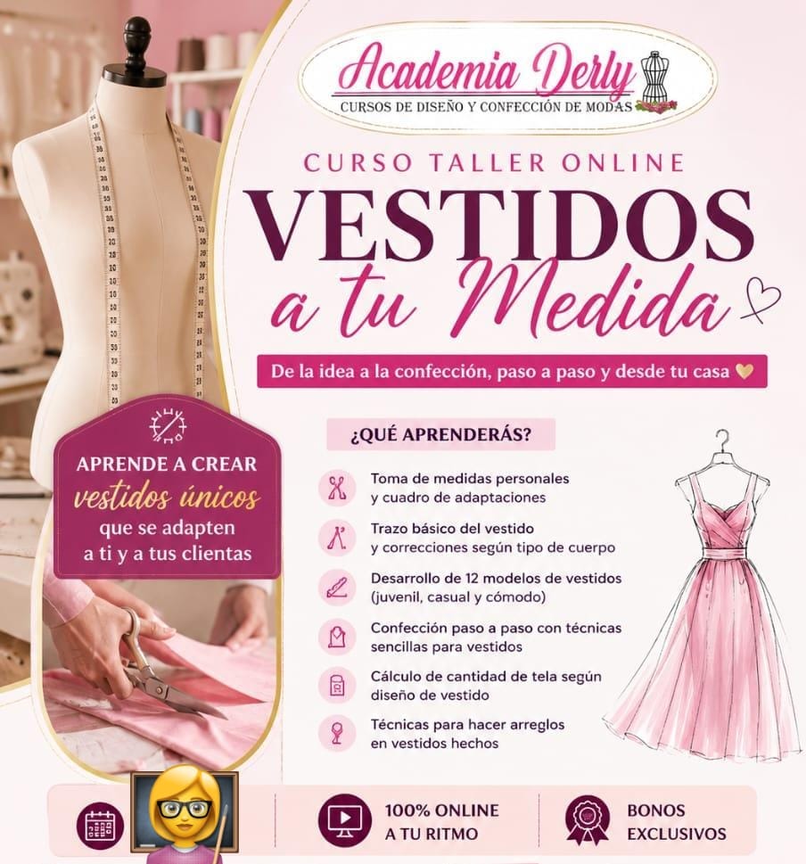CURSO: VESTIDOS A TU MEDIDA